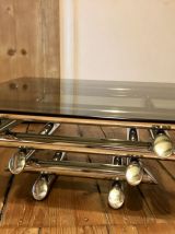 Table basse Willy Rizzo vintage 