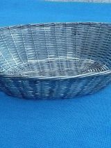 corbeilles  en fil argenté , vintage