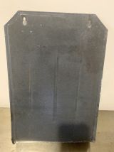 Porte ustensiles cuisine émaillé gris vintage 1950