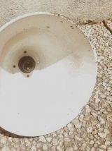 suspension tole en acier peint  , vintage