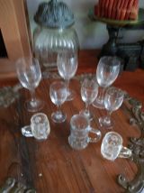 Lot de 9 petits verres 