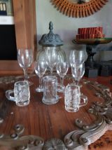 Lot de 9 petits verres 