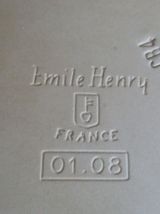 3 x PLAT OVALE MARRON CARAMEL - CASSEROLE EMILE HENRY 