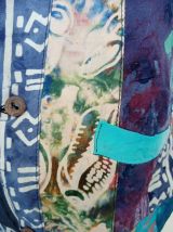 gilet grand pére boléro patchwork t 34/36