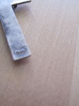 Chapelet ancien métal et perles en verre marque France