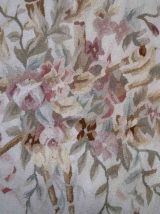Tapis vintage Français Aubusson fait main, 1C838