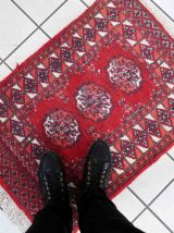 Tapis vintage Afghan Ersari fait main, 1C845