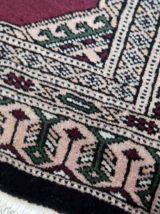 Tapis vintage Ouzbek Bukhara fait main, 1C848