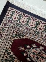 Tapis vintage Ouzbek Bukhara fait main, 1C848
