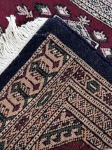 Tapis vintage Ouzbek Bukhara fait main, 1C848