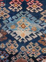 Tapis ancien Caucasien Shirvan fait main, 1C849