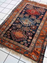 Tapis ancien Caucasien Shirvan fait main, 1C849