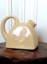Carafe en faïence craquelée Maison Cazenove art déco 