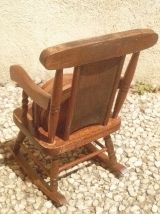 chaise porte sous verre  en bois , vintage
