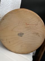 Boite en bois motifs floraux 