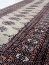 Tapis vintage Ouzbek Bukhara fait main, 1C856