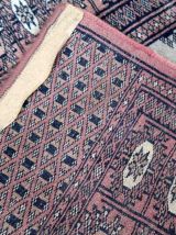 Tapis vintage Ouzbek Bukhara fait main, 1C856
