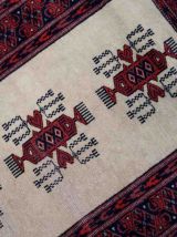 Tapis vintage Ouzbek Bukhara fait main, 1C858