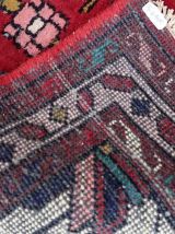 Tapis vintage Persan Hamadan fait main, 1C861