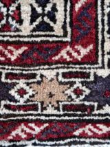 Tapis vintage Afghan Baluch fait main, 1C863