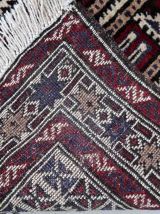 Tapis vintage Afghan Baluch fait main, 1C863