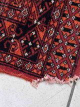 Tapis vintage Ouzbek Bukhara fait main, 1C865