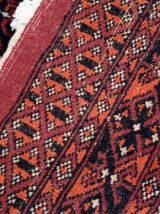 Tapis vintage Ouzbek Bukhara fait main, 1C865