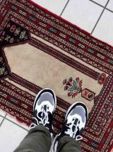 Tapis vintage Pakistanais Lahore fait main, 1C867