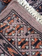 Tapis vintage Ouzbek Bukhara fait main, 1C868