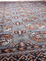 Tapis vintage Ouzbek Bukhara fait main, 1C868