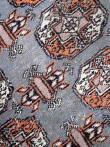 Tapis vintage Ouzbek Bukhara fait main, 1C868