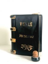 Flacon livre en céramique vintage 