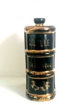 Flacon livre en céramique vintage 