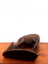 Antilope en acajou vers 1950