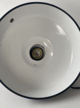 ANCIENNE LAMPE SUSPENSION INDUSTRIELLE 35,5 cm 