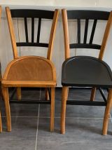Série de 4 chaises bistrot "luterma" vintage