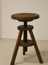 Lot de 3 tabourets à vis de menuisier. Réf Bambino.