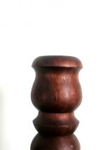 Bougeoir en bois vintage 