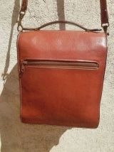 sacoche  en cuir TEXIER, vintage