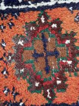 Tapis vintage Persan Hamadan fait main, 1C880