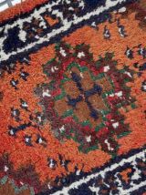 Tapis vintage Persan Hamadan fait main, 1C880