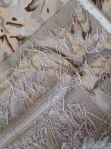 Tapis vintage Français Aubusson fait main, 1C884