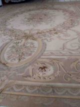 Tapis vintage Français Aubusson fait main, 1C884