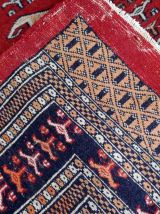 Tapis vintage Ouzbek Bukhara fait main, 1C889