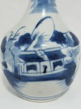 AncAncien vase bleu blanc Chinois Chine ou Vietnam 19è si