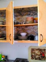 Élément cuisine formica 3portes vintage 