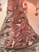 grande lampe art nouveau 1890 a 1910 bronze  japonaise  mode