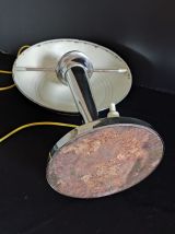 lampe à poser vintage chromée