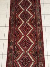 Tapis de galerie Persan Hamadan fait main 300x85cm