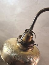 lampe de bureau 1900 a 30s  laiton reglable     64x40    bie